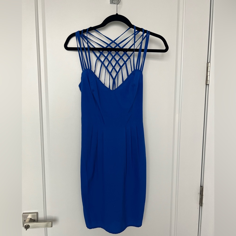 ASOS blue mini dress
